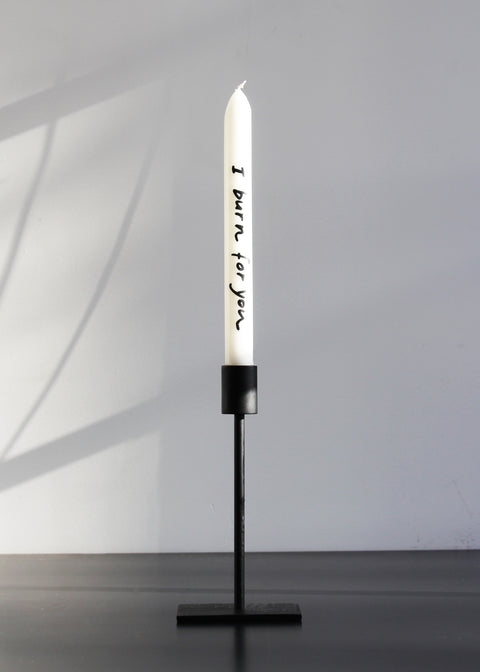 I BURN FOR YOU - Candle by Sarah van Sonsbeeck